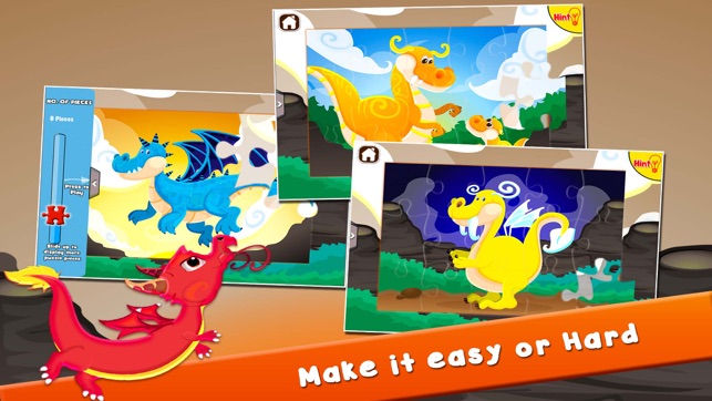 Dragons and Puzzles: Puzzles for Kids Free(圖4)-速報App