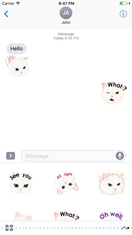 Cat Face Sticker screenshot-3