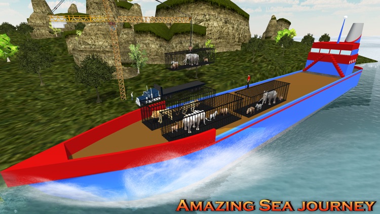 Cargo Ship Animal Transporter & Boat Sailing Game screenshot-4