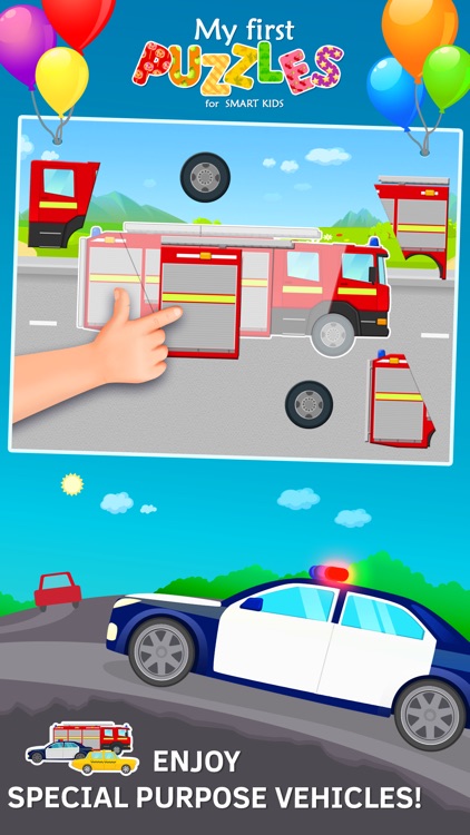 Vehicles Jigsaw Puzzles for Toddlers Free