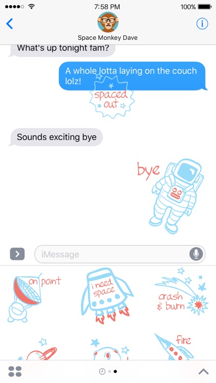 Space Pun Stickers