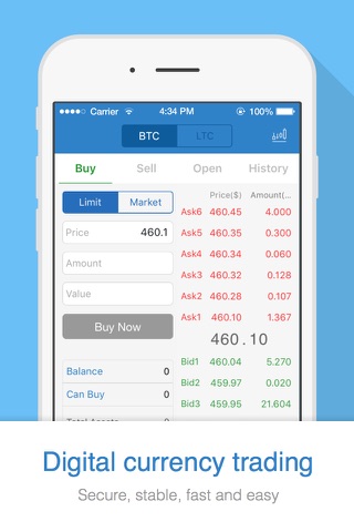 Okcoin - Buy Bitcoin & Crypto screenshot 3