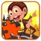 Peter Monkey Halloween Jigsaw Puzzle Game Version