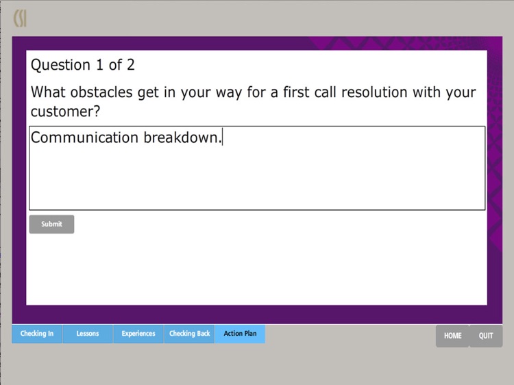 CSI Learning App 2015