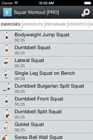 Dumbbell Squats Challenge Exercises & Workouts screenshot 2