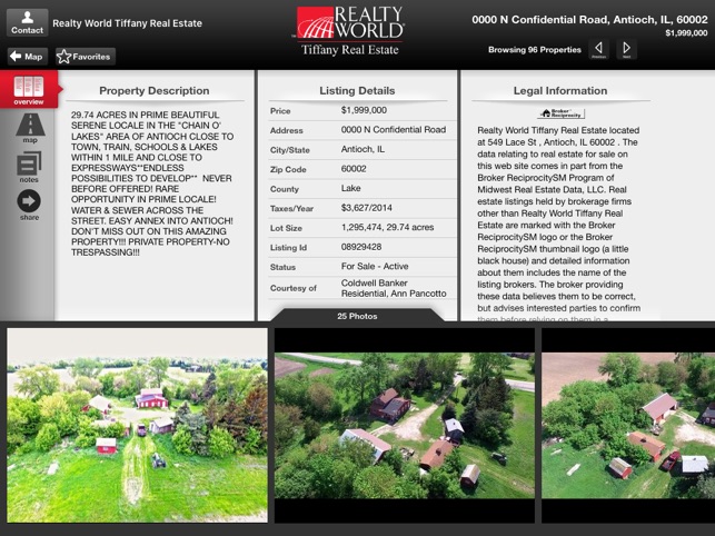 Realty World Tiffany for iPad(圖4)-速報App