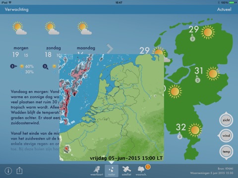 Weerbericht Nederland screenshot 3