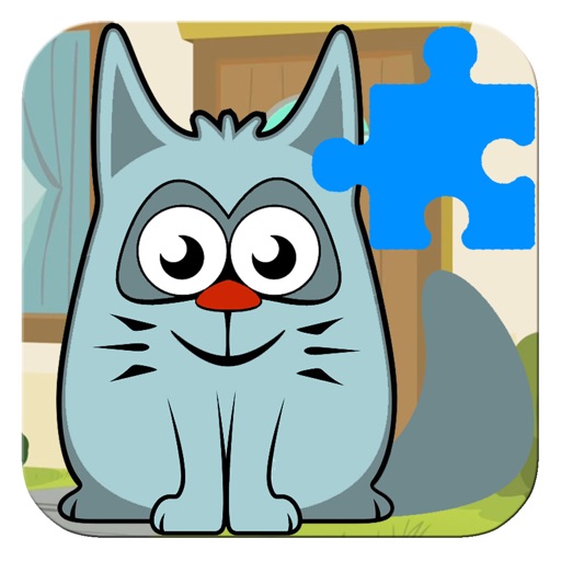 Amazing Blue Pets Party Jigsaw Puzzle Game Version iOS App