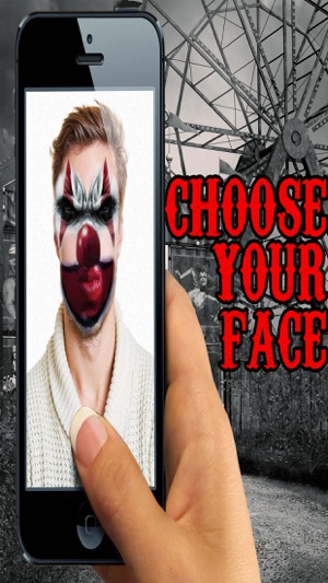 ClownFaced - Scary Clown Horror Face Maker Free(圖1)-速報App