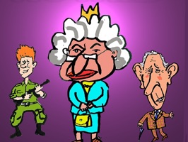 British Royal Family sticker pack