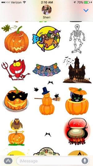 Animated Halloween Sticker Pack