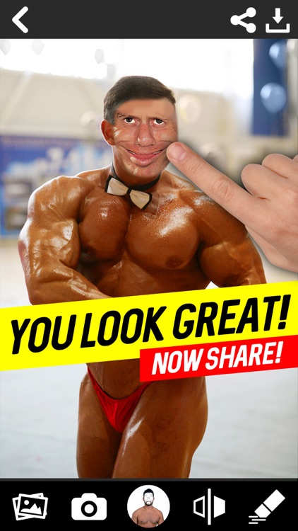 MUSCLE Face Swap - Men Bodybuilding Photo Editor