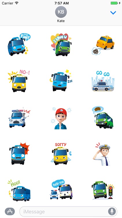 Otto The Bus stickers pack