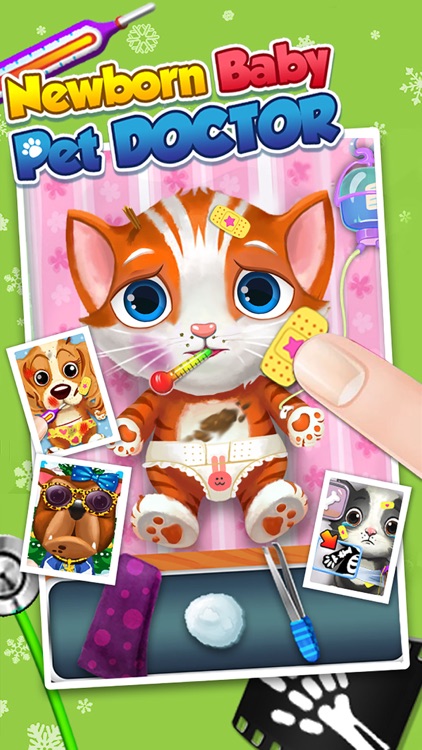 My Newborn Baby Pet Doctor, Care & Salon Kid Games