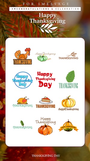 Thanksgiving Day Emoji Pro - Holiday Stickers(圖4)-速報App