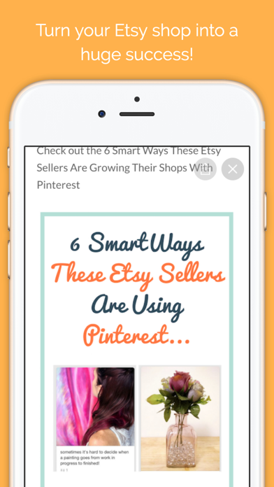 How to cancel & delete Pro Tips for Etsy Sellers from iphone & ipad 1