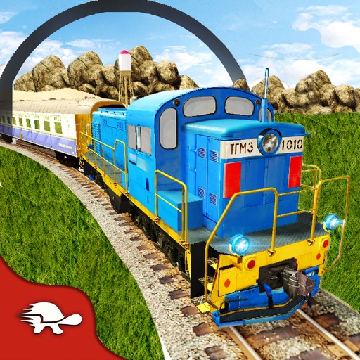 Rail Express: Cargo & Passenger Trains Driving Icon