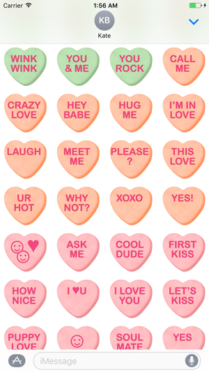 Candy Heart Stickers(圖3)-速報App