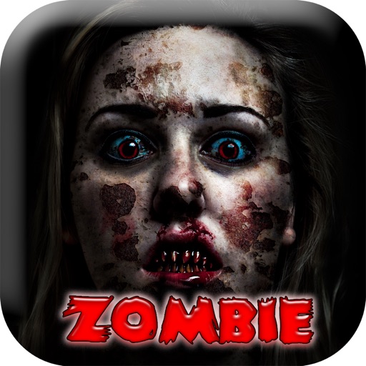 Zombie Face Makeup Horror Booth - Picture Frame.s Icon