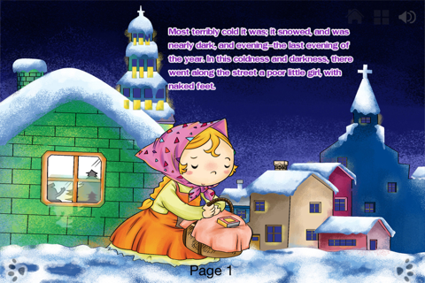 Little Match Girl - Interactive Book iBigToy screenshot 2