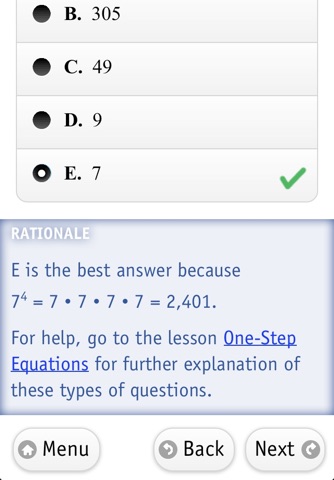 Preparing for Standardized Tests, Math screenshot 3