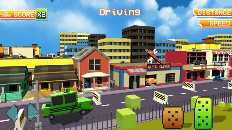 Blocky Traffic Racer On Highway-Parking & Driving