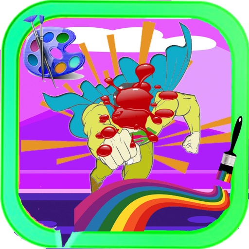 Color For Kids Game Superman Version iOS App