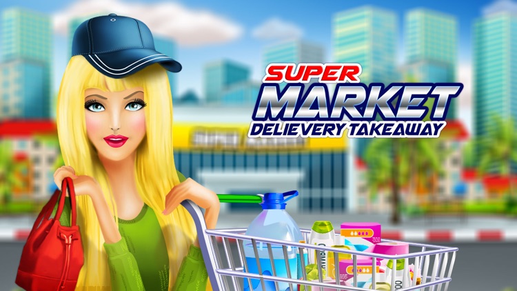 Supermarket Delivery Takeaway - Girls Shopping Day screenshot-3