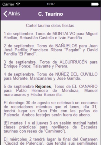 Palencia en Fiestas screenshot 3