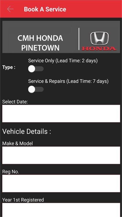 CMH Honda Pinetown screenshot-3