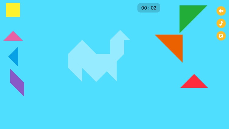 Seven Pieces-Tangram Puzzles for Kids