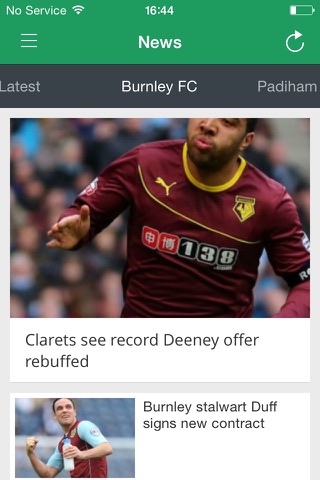 Burnley Express Football App screenshot 2