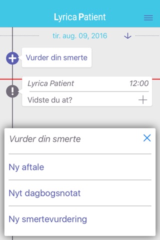 Lyrica Patient screenshot 2