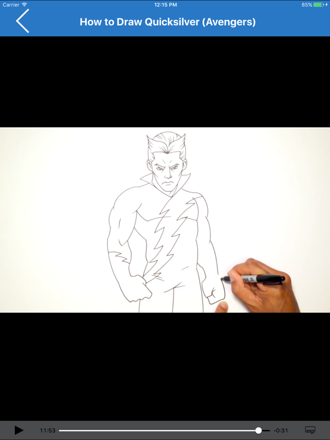 How to Draw Heroes Villains for iPad(圖4)-速報App