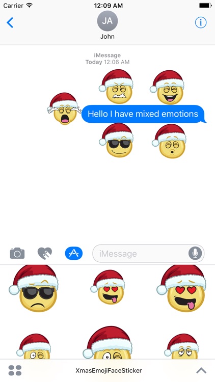 Merry Christmas Emojis - Christmas Stickers
