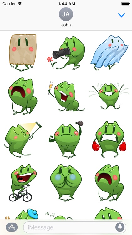 Frog Emotion Cute Sticker