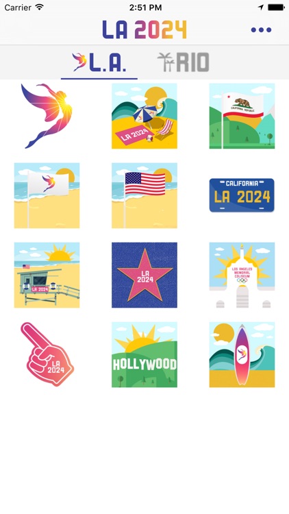 LA 2024 Emojis