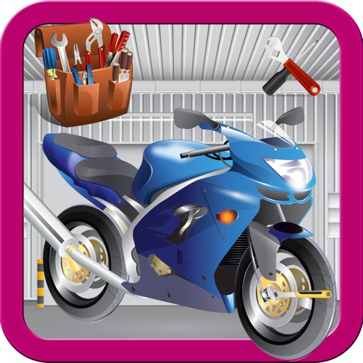 Sports bike repair shop – Car wash repairing fun