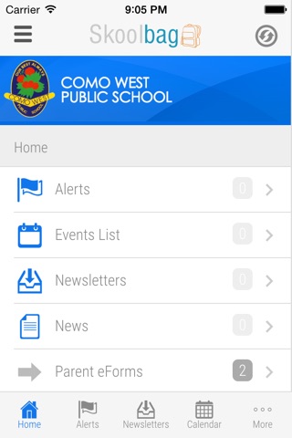 Como West Public School - Skoolbag screenshot 3