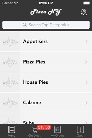 Pizza NY Ordering App screenshot 2