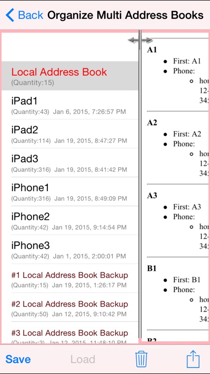 Free Multi Address Book Organizer screenshot-3