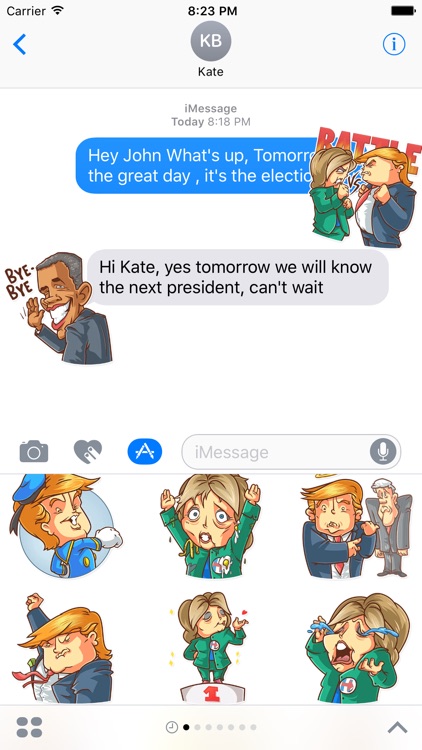 Election Day Emoji Stickers - for iMessage