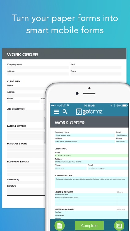 GoFormz Mobile Forms and Reports