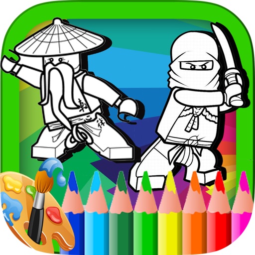 Coloriages NINJA et Samurai FREE iOS App