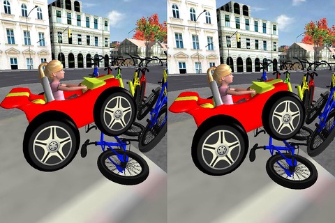 VR Crazy Kids Car Driving Free screenshot 3