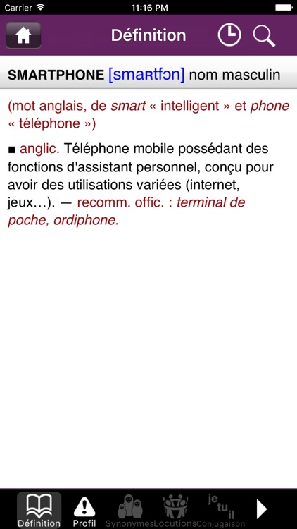 French dictionary DIXEL Mobile