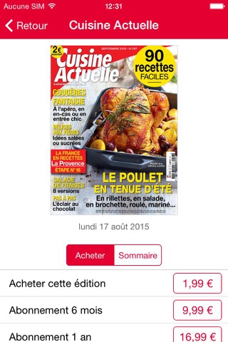 Cuisine Actuelle le magazine screenshot 3