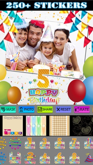 Happy Birthday Photo Frames + Stickers(圖4)-速報App