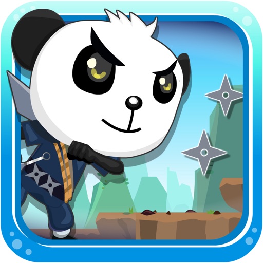Ninja panda angry run game iOS App