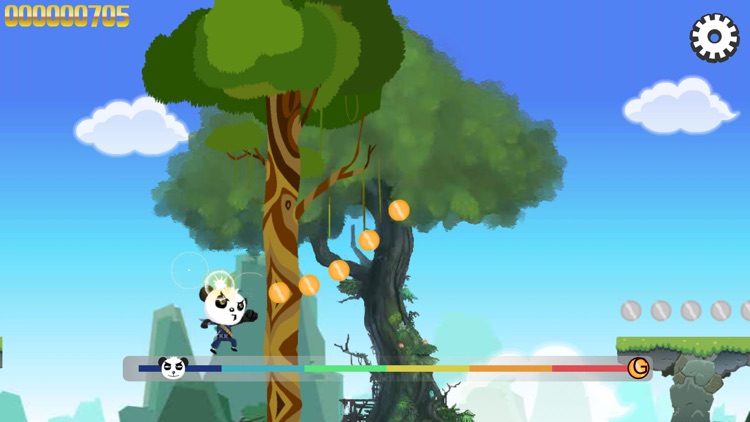 Ninja panda angry run game